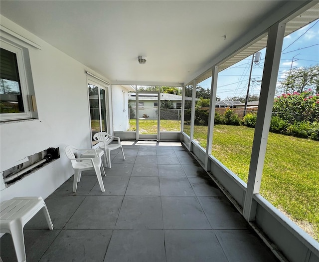2195 Academy Dr, Clearwater, FL 33764 - view of unfurnished sunroom