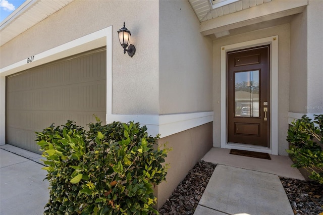 12697 Achasta Blvd, Hudson, FL 34669 - entrance to property with stucco siding
