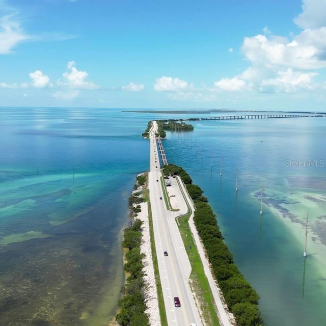 12470 93rd St, Largo, FL 33773 - drone / aerial view of a nearby body of water and a notable bridge