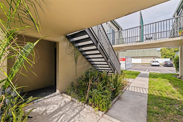 1799 N Highland Ave Unit 3, Clearwater, FL 33755 - property entrance with stucco siding