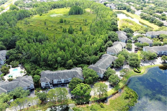 13235 Sanctuary Cove Dr Unit 201, Temple Terrace, FL 33637 - aerial perspective of suburban area featuring a nearby body of water