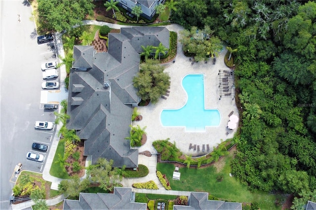 13235 Sanctuary Cove Dr Unit 201, Temple Terrace, FL 33637 - aerial overview of property's location featuring a pool