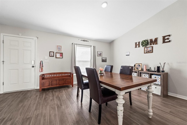 7839 N Quibble Ave, Citrus Springs, FL 34434 - dining space featuring wood finished floors and baseboards