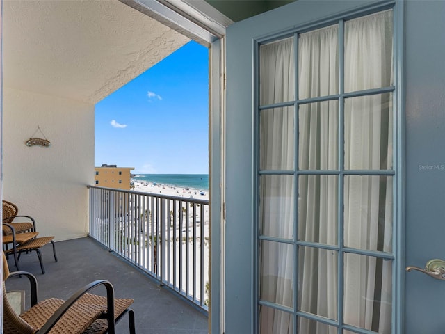 13500 Gulf Blvd Unit 506, Madeira Beach, FL 33708 - balcony with view of water and beach
