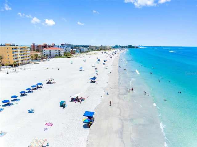 13500 Gulf Blvd Unit 506, Madeira Beach, FL 33708 - water view featuring nearby beach