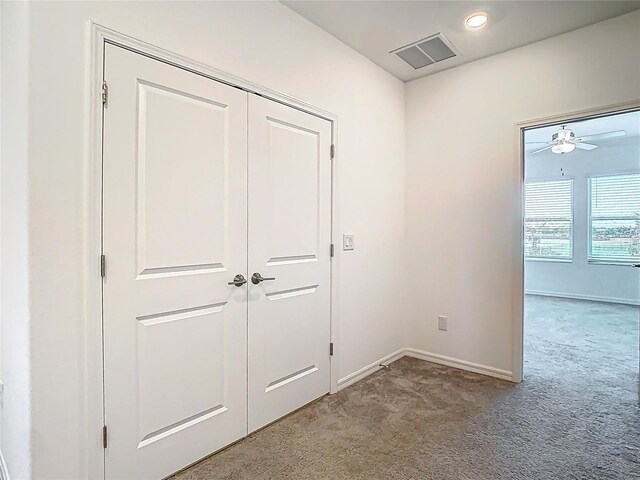 31771 Blue Passing Loop, Wesley Chapel, FL 33545 - hallway featuring carpet, baseboards, and recessed lighting