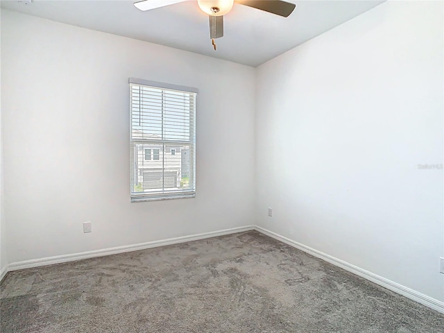31771 Blue Passing Loop, Wesley Chapel, FL 33545 - spare room with a ceiling fan, carpet, and baseboards