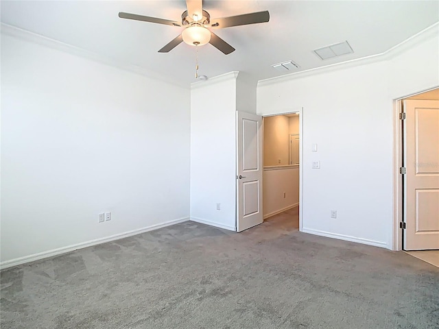31771 Blue Passing Loop, Wesley Chapel, FL 33545 - unfurnished bedroom with carpet, baseboards, and a ceiling fan