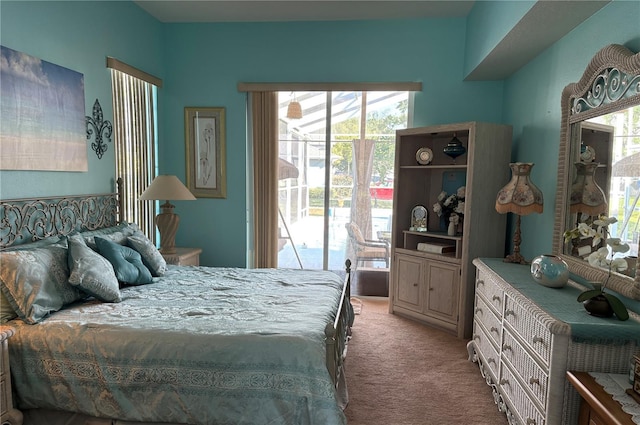 13339 Amberwood St, Hudson, FL 34669 - bedroom with light colored carpet and access to outside