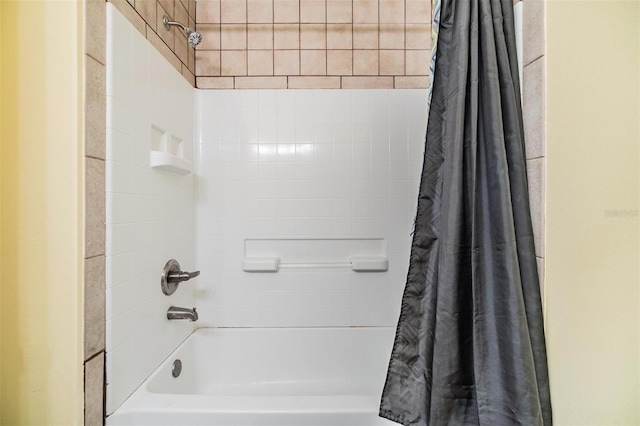 6736 Breezy Palm Dr, Riverview, FL 33578 - full bathroom with shower / bath combo with shower curtain