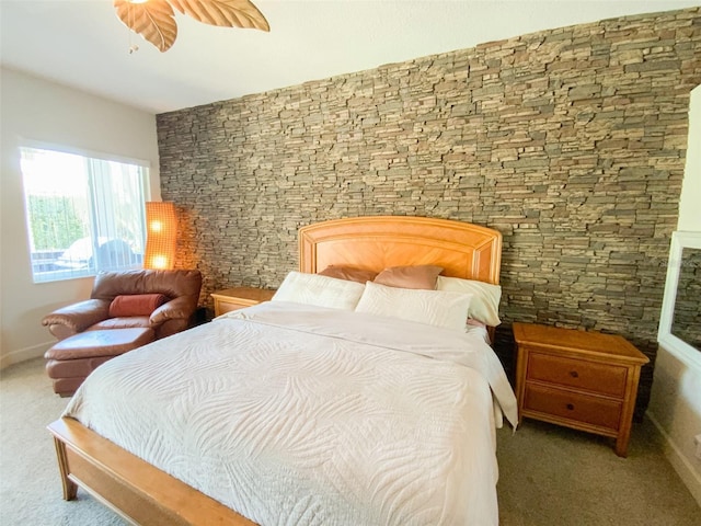 2041 Gold Dust Ct, Trinity, FL 34655 - carpeted bedroom with baseboards and ceiling fan
