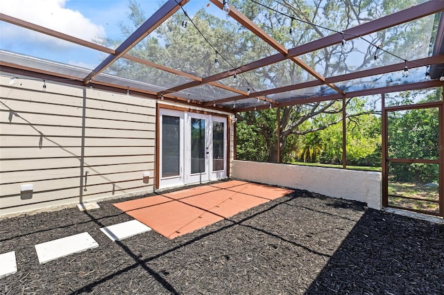 12516 Cobble Stone Dr, Hudson, FL 34667 - unfurnished sunroom featuring french doors