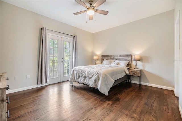 501 Knights Run Ave Unit 6104, Tampa, FL 33602 - bedroom featuring access to outside, wood finished floors, and baseboards