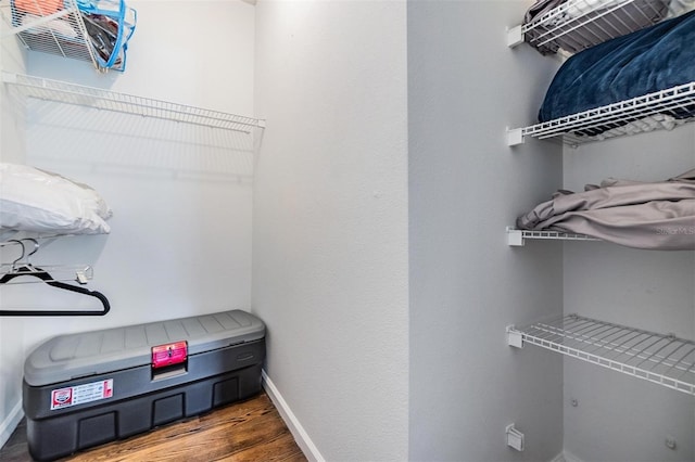 501 Knights Run Ave Unit 6104, Tampa, FL 33602 - walk in closet with wood finished floors