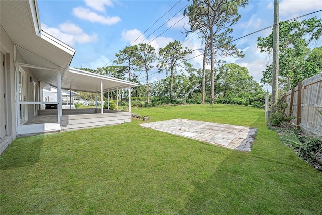 8433 101st Ave, Seminole, FL 33777 - view of yard with a patio and a sunroom