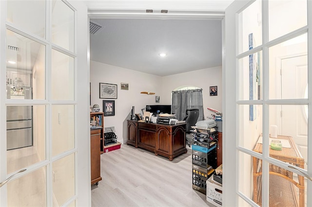 5032 N Crossgate Pt, Beverly Hills, FL 34465 - office space with light wood finished floors