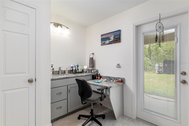 5032 N Crossgate Pt, Beverly Hills, FL 34465 - office space featuring a sink and baseboards