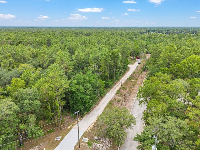 5032 N Crossgate Pt, Beverly Hills, FL 34465 - aerial view of a heavily wooded area