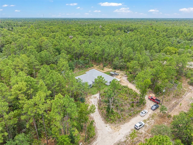 5032 N Crossgate Pt, Beverly Hills, FL 34465 - bird's eye view of a heavily wooded area