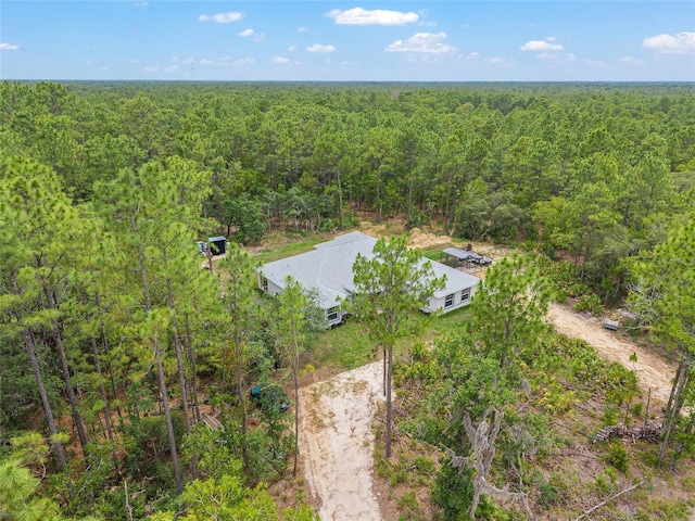 5032 N Crossgate Pt, Beverly Hills, FL 34465 - bird's eye view of a heavily wooded area