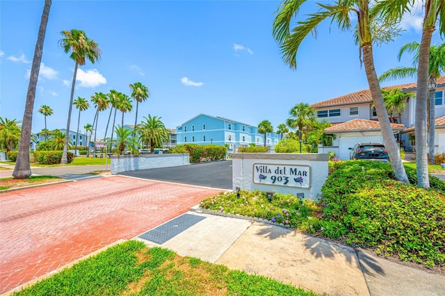 903 Pinellas Bayway S Unit 103, Tierra Verde, FL 33715 - community / neighborhood sign featuring a residential view