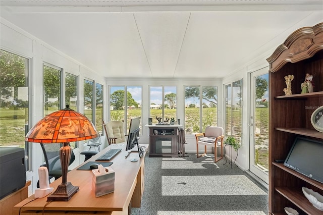 708 Rutgers Pl, Sun City Center, FL 33573 - sunroom / solarium featuring healthy amount of natural light