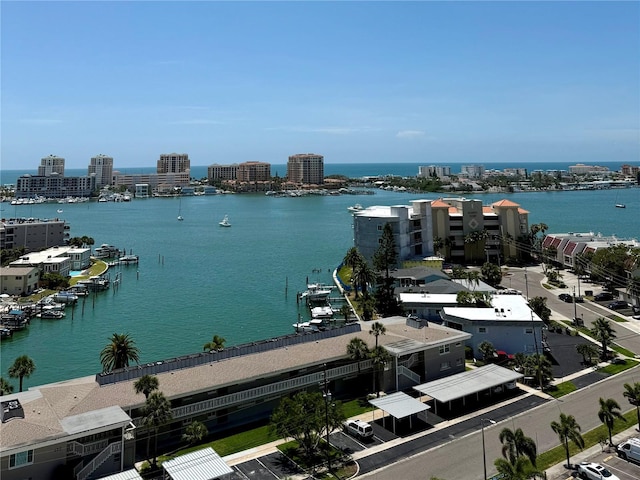 400 Island Way Unit 1402, Clearwater Beach, FL 33767 - water view featuring nearby urban area