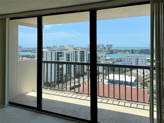 400 Island Way Unit 1402, Clearwater Beach, FL 33767 - balcony with a city view and a water view