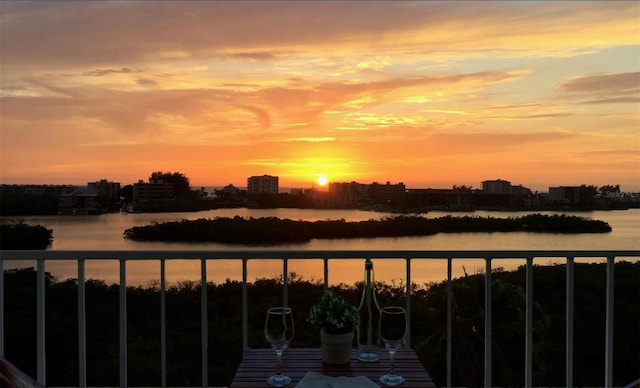 9000 Commodore Dr Unit 606, Seminole, FL 33776 - balcony with a water view