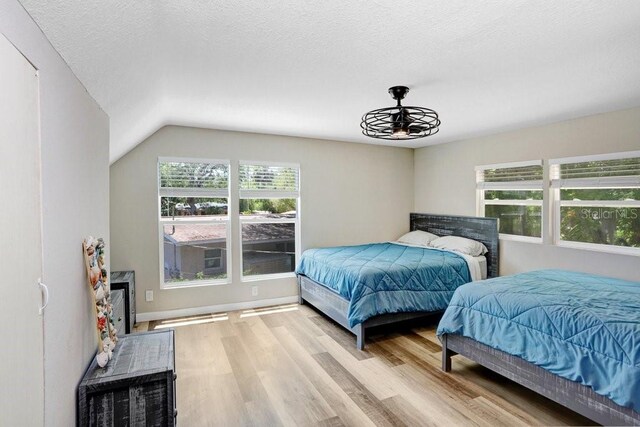 7208 N Ola Ave, Tampa, FL 33604 - bedroom featuring wood finished floors and lofted ceiling