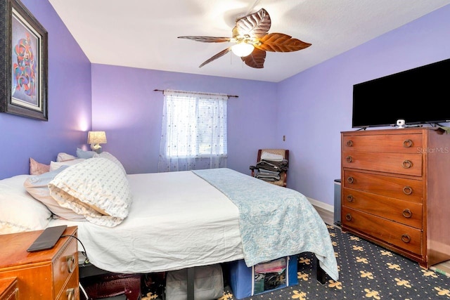 11201 122nd Ave Unit 167, Largo, FL 33778 - carpeted bedroom with a ceiling fan