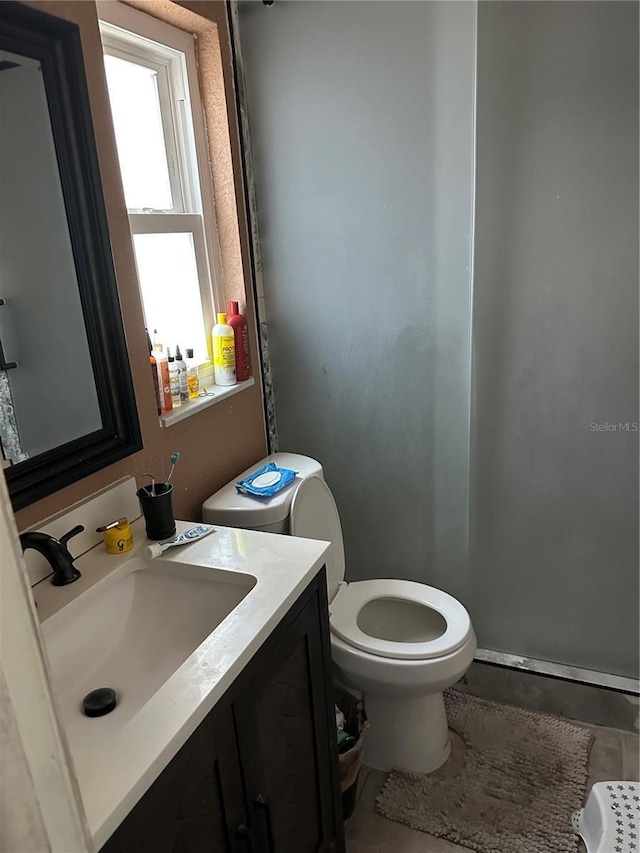 2198 Academy Dr, Clearwater, FL 33764 - bathroom with vanity and toilet