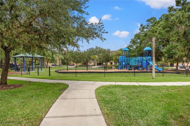17668 Bright Wheat Dr, Lithia, FL 33547 - communal playground with a gazebo