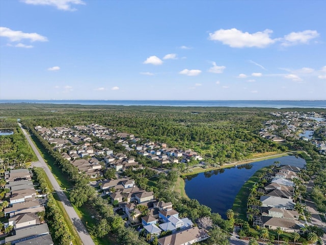 610 Winterside Dr, Apollo Beach, FL 33572 - aerial view of property's location featuring nearby suburban area and a large body of water
