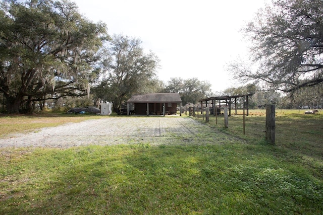 3705 Bruton, Plant City, FL 33565 - view of grassy yard with driveway