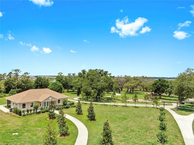 9293 Rally Spring Loop, Wesley Chapel, FL 33545 - view of subject property with a tree filled landscape