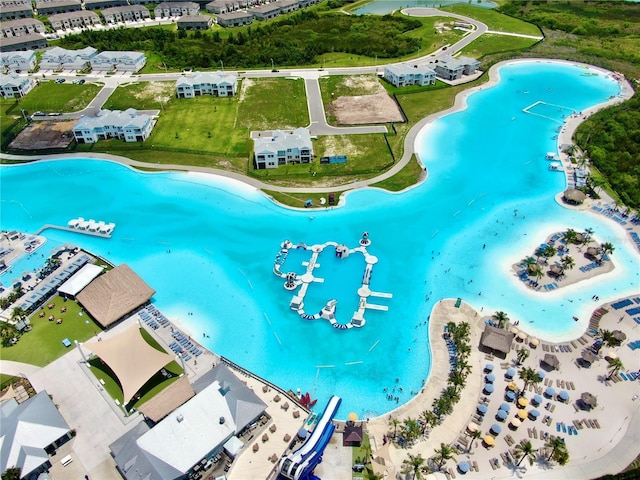 9293 Rally Spring Loop, Wesley Chapel, FL 33545 - drone / aerial view of a pool area
