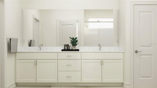 7541 E 116th St, Palmetto, FL 34221 - full bath with double vanity and a shower stall