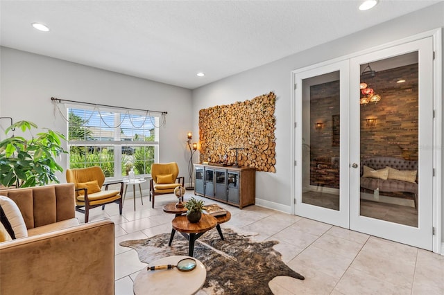 30801 Parrot Reef Ct, Wesley Chapel, FL 33545 - living room featuring recessed lighting and light tile patterned floors