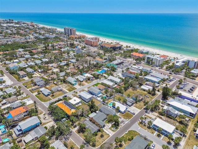 123 14th Ave, Indian Rocks Beach, FL 33785 - aerial view of property and surrounding area featuring extended coastline