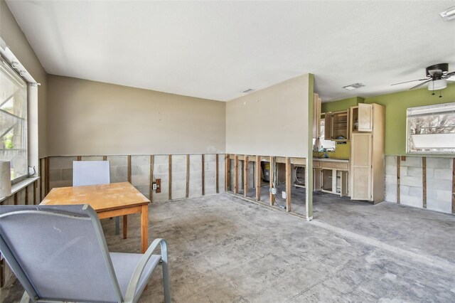 123 14th Ave, Indian Rocks Beach, FL 33785 - dining space featuring a ceiling fan