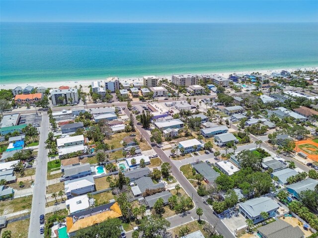 123 14th Ave, Indian Rocks Beach, FL 33785 - aerial view of property and surrounding area featuring extended coastline