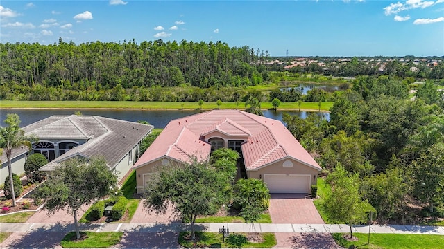 15860 Aurora Lake Cir, Wimauma, FL 33598 - view of subject property featuring a large body of water