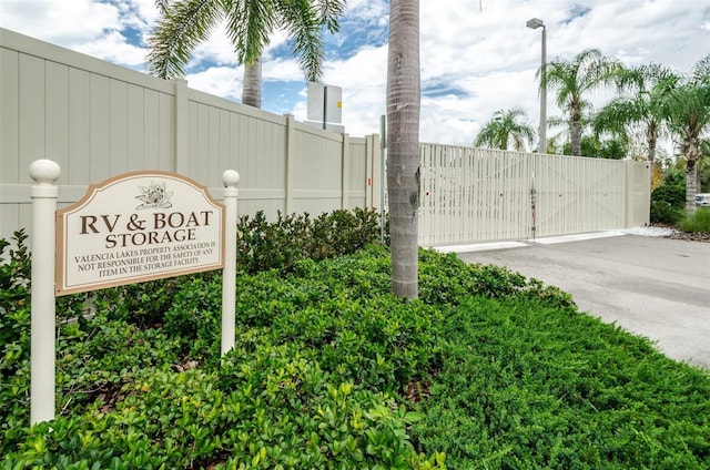 15860 Aurora Lake Cir, Wimauma, FL 33598 - community / neighborhood sign with a gate