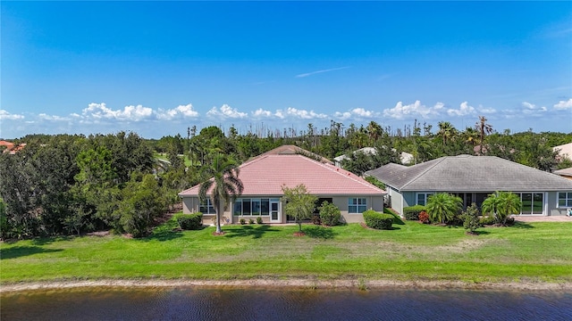 15860 Aurora Lake Cir, Wimauma, FL 33598 - aerial view of property and surrounding area with a nearby body of water
