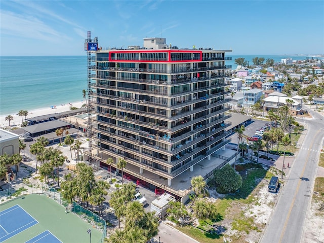 7600 Bayshore Dr Unit 1201A, Treasure Island, FL 33706 - view of apartment building / complex featuring a water view