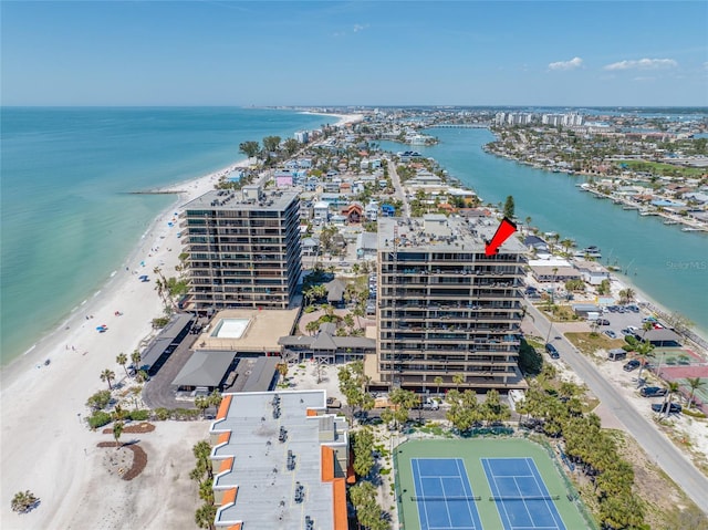 7600 Bayshore Dr Unit 1201A, Treasure Island, FL 33706 - aerial view of expansive coastline