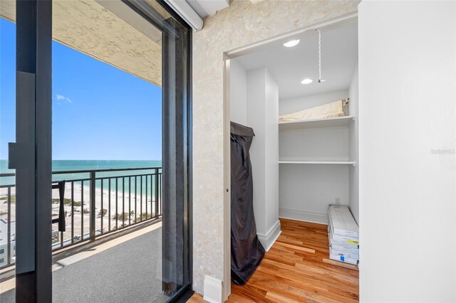 7600 Bayshore Dr Unit 1201A, Treasure Island, FL 33706 - balcony with a water view