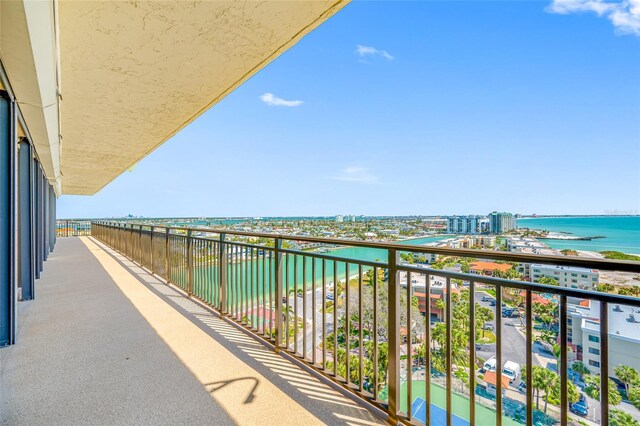 7600 Bayshore Dr Unit 1201A, Treasure Island, FL 33706 - balcony with a view of city and a water view