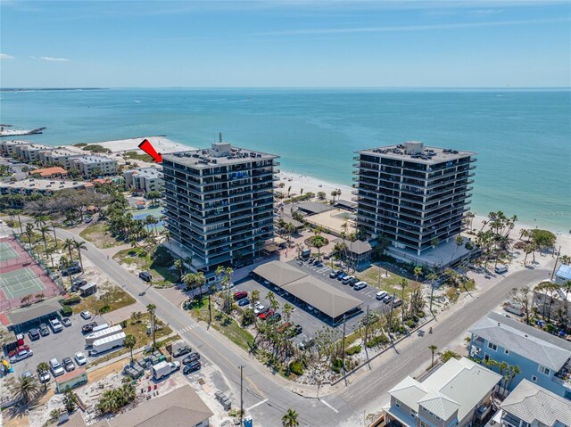 7600 Bayshore Dr Unit 1201A, Treasure Island, FL 33706 - bird's eye view of a nearby body of water